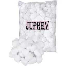 JUPREV Cotton Balls For Face Cleansing & Makeup Removal Eye, Face Makeup and Nail Paint Remover Safe can be used for babies 50 pcs-picture-37