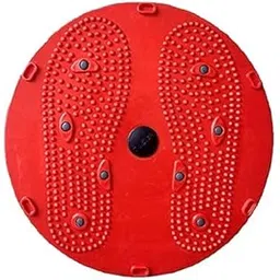 JUPREV Twister Board for Exercise Waist Twisting Disc with 8 Magnets Fitness Twister Abdominal Exerciser, Acupressure Pyramids 5 in 1 Exercise (Multi Color)-picture-17