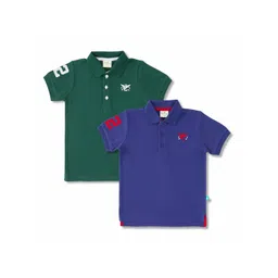 JusCubs Boys Pack Of 2 Polo Collar Cotton T-shirt-picture-31