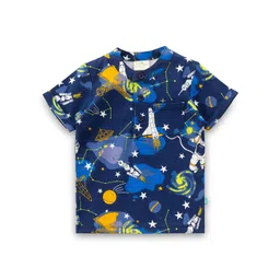 JusCubs Boys Printed Henley Neck Pockets T-shirt-picture-22