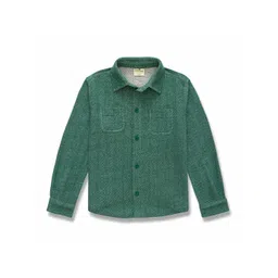 JusCubs Boys Self Design Textured Premium Cotton Casual Shirt-picture-48