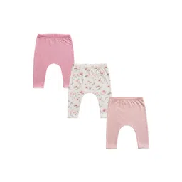 JusCubs Girls Pack Of 3 Mid Rise Lounge Pants-picture-18