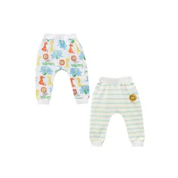 JusCubs Infant Boys Pack Of 2 Graphic Printed Cotton Mid-Rise Joggers-picture-48