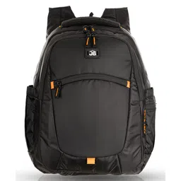 just bags Justbags Space Pro Laptop Backpack Black-Orange 33L with 3 main compartments and Rain Cover - Height 18 Inches-picture-10