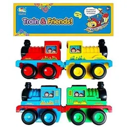 just craft Trains & Friends Adventures, Small Push Along Train Engine Pull Back Racer Train-picture-33