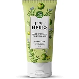 Just Herbs Anti Hairfall Conditioner | Rosemary, Amla & 14 Herbs | Reduces Hair Fall by 10X | Controls Frizz | Ayurvedic Conditioner for All Hair Types - 200ml-picture-49