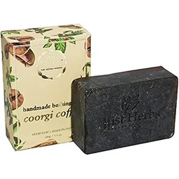 Just Herbs Ayurvedic Coorgi Coffee Handmade Skin Detoxify Bathing Soap Bar For All Skin Types, Organic & Chemical Free Soap Bar For Men & Women-image-6