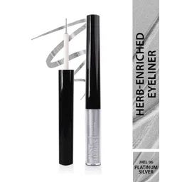 Just Herbs Waterproof Herb-Enriched Liquid Eyeliner 2.5 ml - Platinum Silver-picture-14