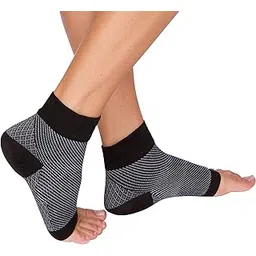 JUST RIDER All-Day Compression Socks for Plantar Fasciitis Pain Relief and Ankle Support-picture-40