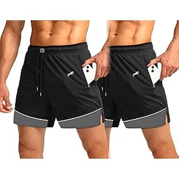 just rider Men Shorts || Men Shorts Sports || Men Shorts Gym (Short-05-08) || Shorts for Men's | Men's Sports Shorts || Short for Running, Gym & Sports (Pack of 2) Grey-picture-45