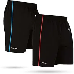 JUST RIDER Mens 2 Pack Polyester Yoga Short Men Running Gym Sports Shorts with Pockets Shorts for Men-picture-53