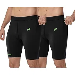 just rider Men's Swimming Shorts, Pack of 2, Black, Mid Rise, Polyester-picture-16