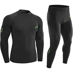 JUST RIDER Polyester Spandex Men's Sports Running Set Compression Shirt + Pants Skin-Tight Long Sleeves Quick Dry Fitness Tracksuit Gym Yoga Suits-picture-36