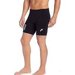 just rider Swimwear Swimming Shorts Trunk for Men (M, 1) Black-picture-18