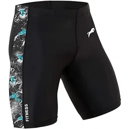 just rider Unisex Compression Sports Shorts Half Tights-picture-26