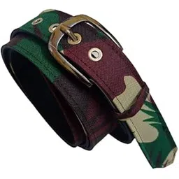 justin dustin Women Plus Size Fabric Denim Belt Militry Forest Print (Xxl-xxxl-xxxxl Oversize)-picture-3