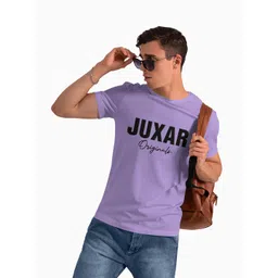 Juxar Men Typography Printed Round Neck Cotton T-shirt-picture-17