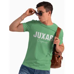 Juxar Men Typography Printed Round Neck Cotton T-shirt-picture-28