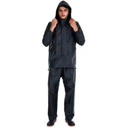 jvbrangi Solid Men Raincoat-picture-25
