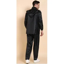 jvbrangi Solid Men Raincoat image 2
