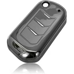 JVCV® Soft TPU Transparent Cover Compatible with Mahindra XUV 700, 3XO, Thar, Marazzo, Bolero, Scorpio, Scorpio N, XUV 300, XUV 400 EV Thar Roxx 3 Button flip Key (Transparent Black).-picture-14