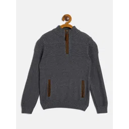 JWAAQ Boys Fashion Cotton Solid Pullover-picture-31