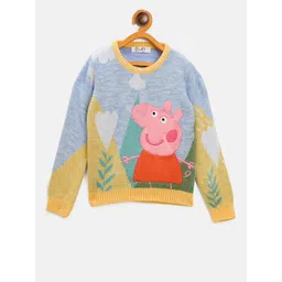 JWAAQ Girls Embroidered Pure Cotton Cardigan Sweater-picture-22