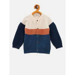 JWAAQ Kids Colourblocked Button Detail Cardigan-picture-50