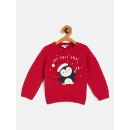 JWAAQ Kids Typography Printed Pullover-image-12