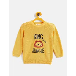 JWAAQ Unisex Kids Typography Printed Pullover-picture-18