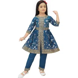 jy traders Girls Printed Trousers-picture-28