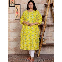 Jyoti Women Floral Printed Gotta Patti Kurta-picture-23