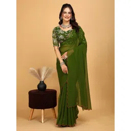 K 5 Fashion Pure Georgette Saree-picture-31