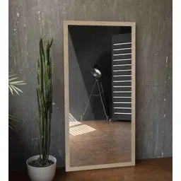 k k glass & aluminium Rectangle (18X48) Yellow Wall Mirrors-picture-26