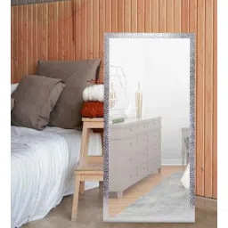 k k glass & aluminium Rectangle (24X48) White Wall Mirrors-picture-33