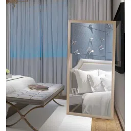 k k glass & aluminium Rectangle (24X48) Yellow Wall Mirrors-picture-34