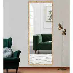 k k glass & aluminium Yellow Glass Oriental Mirror-picture-23