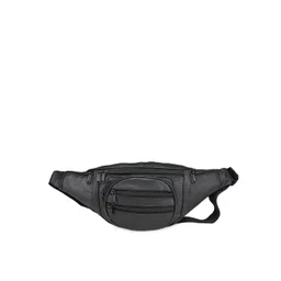 K London Black Leather Waist Pouch-picture-23