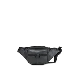 K London Unisex Black Leather Waist Pouch-picture-39