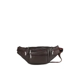 K London Unisex Brown Leather Waist Pouch-picture-37