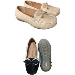 k-nine Trendy Ethnic Loafer Jutti for Women | Casual Wear-Bej_Grey Casuals For Women-picture-18