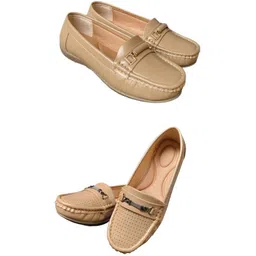 k-nine Trendy Ethnic Loafer Jutti for Women | Casual Wear-Cream 903_Gray 906 Casuals For Women-picture-33