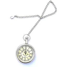 k v handicrafts Classic Nickle Marine Arts Dial Antique Pocket Gandhi Watch Royal Look Indian Handicraft Gift Item-picture-14