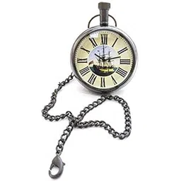 k v handicrafts Royal Gold Ship Dial Brass Antique Pocket Gandhi Watch Royal Look Indian Handicraft Premium Gift Item-picture-16
