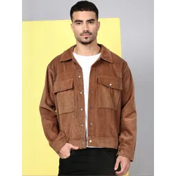 Kaali Peeli Men Corduroy Crop Tailored Jacket with Embroidered-picture-15