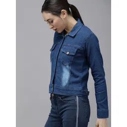 Kaali Peeli Men Washed Longline Outdoor Denim Jacket-picture-12