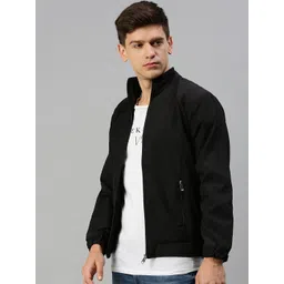 Kaali Peeli Men Windcheater Outdoor Bomber with Patchwork Jacket-picture-16