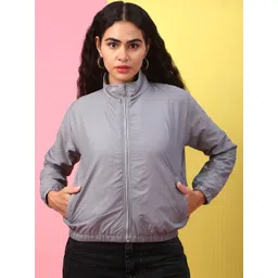 Kaali Peeli Women Colourblocked Polyester Crop Biker Jacket-picture-40