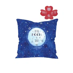 Kaameri Bazaar Blue & Red Printed Square Cushion-picture-25