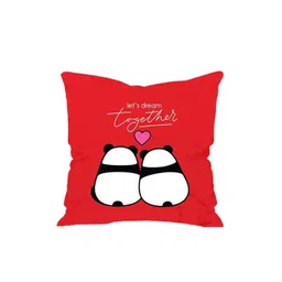 Kaameri Bazaar Red Printed Square Cushion-picture-19